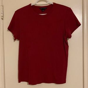 Red Short Sleeved T Banana Republic